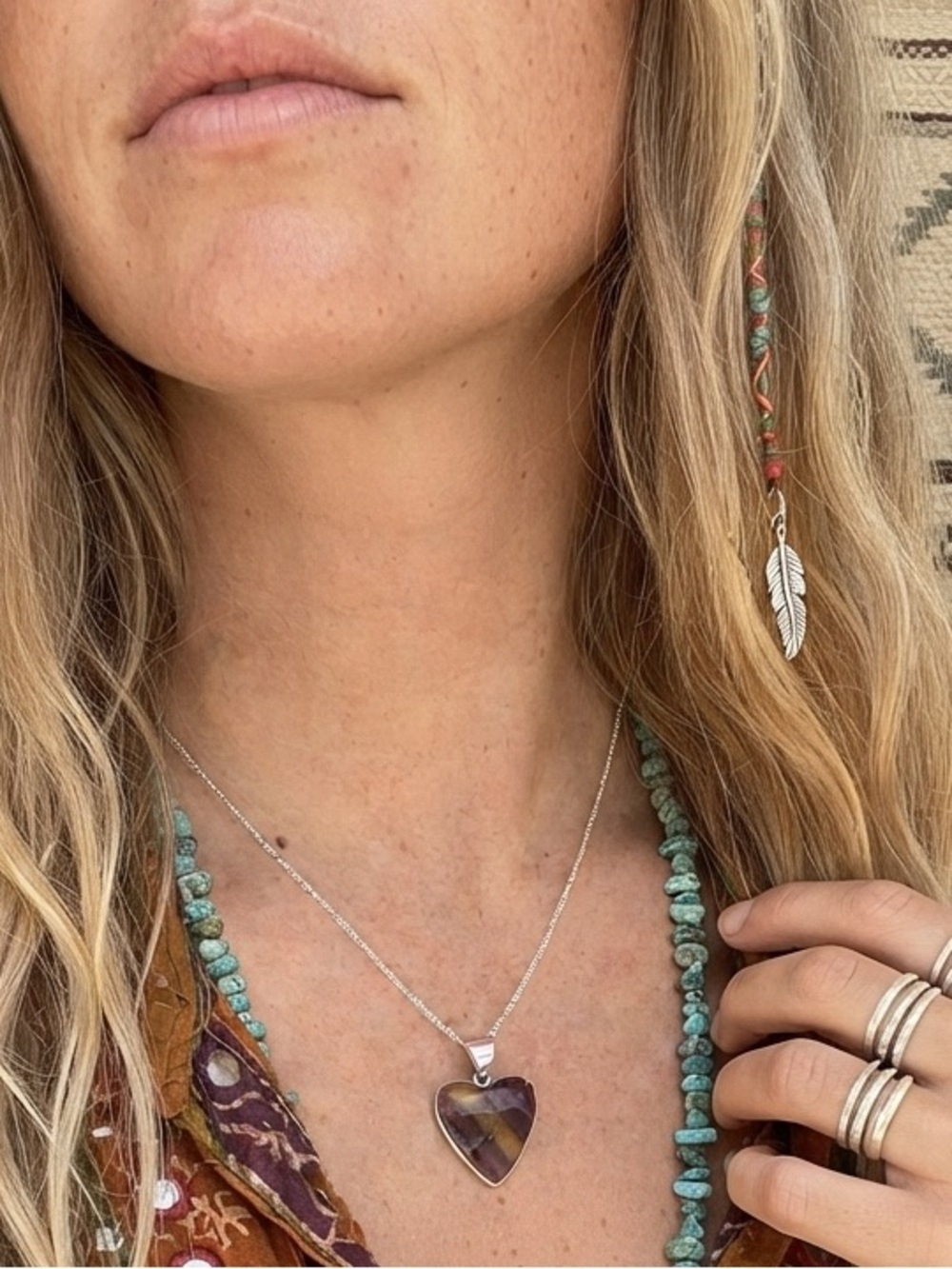 Fluorite Pendant Necklace
